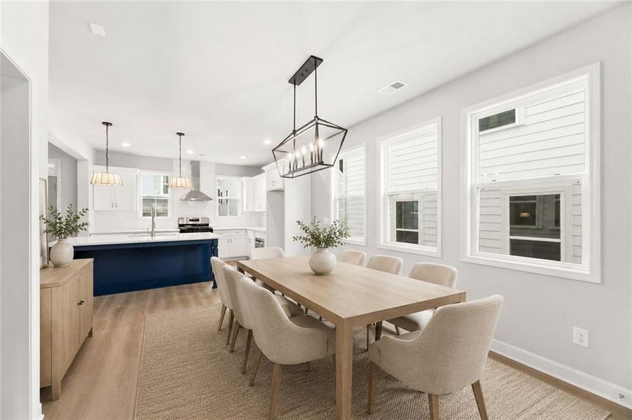 Furnished interior view inside a new home in Parkside, Clarkston (Image 6).
