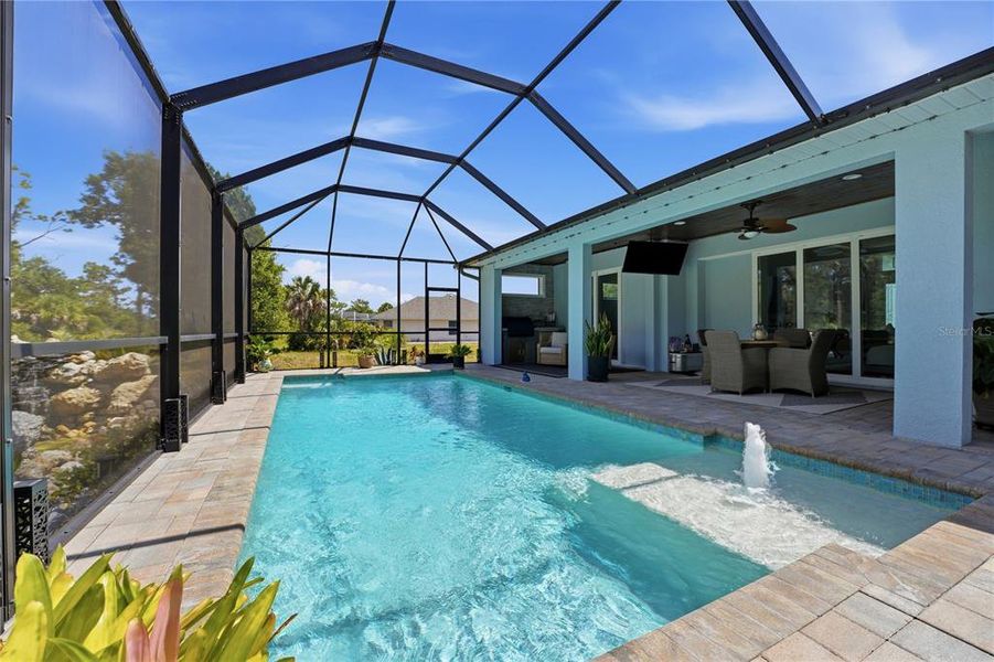 Exterior details and patio area of a home in , Rotonda West (Image 27).