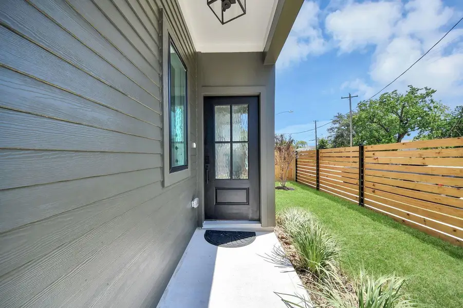 Exterior details and patio area of a home in , Houston (Image 4). Exterior details and patio area of a home in , Houston (Image 4).