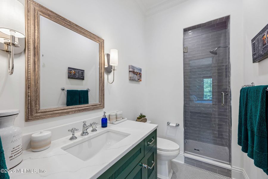 Furnished interior view inside a new home in , Jacksonville (Image 66).