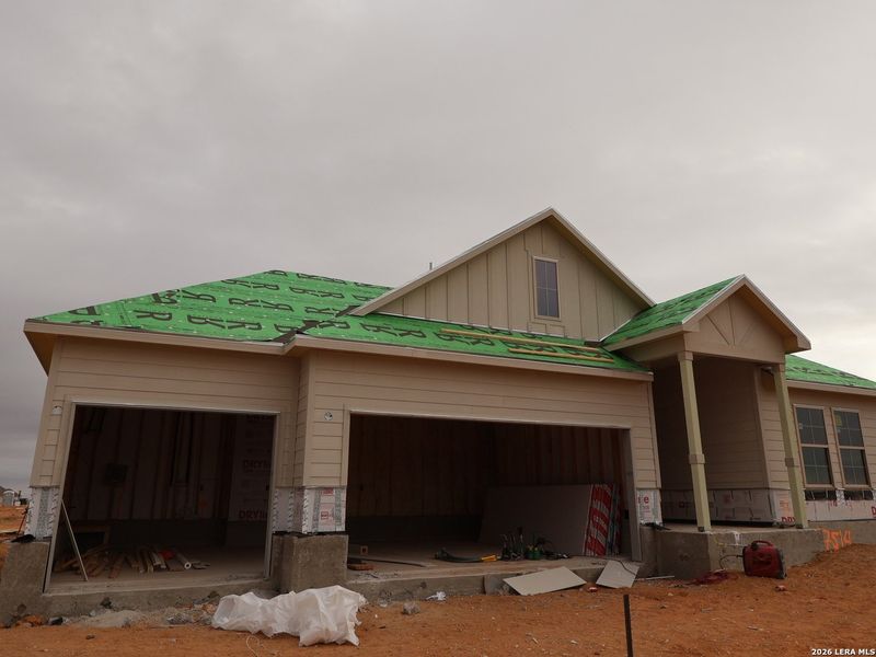 In-progress construction of a new home in Hickory Ridge, Elmendorf, TX (Image 21). In-progress construction of a new home in Hickory Ridge, Elmendorf, TX (Image 21).