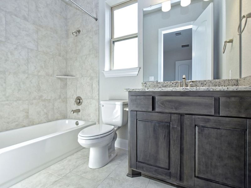 Representative furnished interior of a home built from the Siena II by Giddens Homes in Clearwater Ranch, Liberty Hill (Image 119).