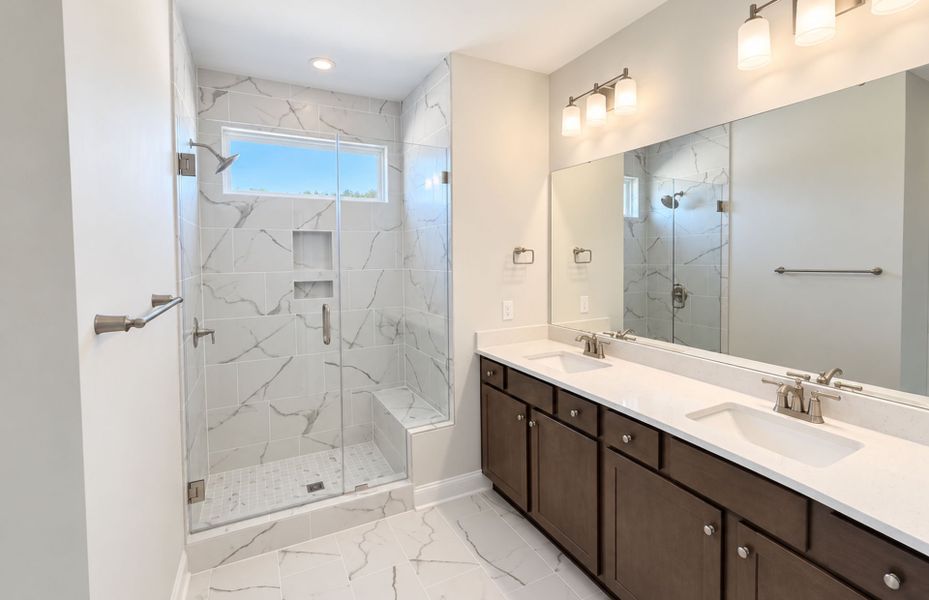 Furnished interior view inside a new home in Del Webb Wilmington at Mallory Creek, Leland (Image 5).