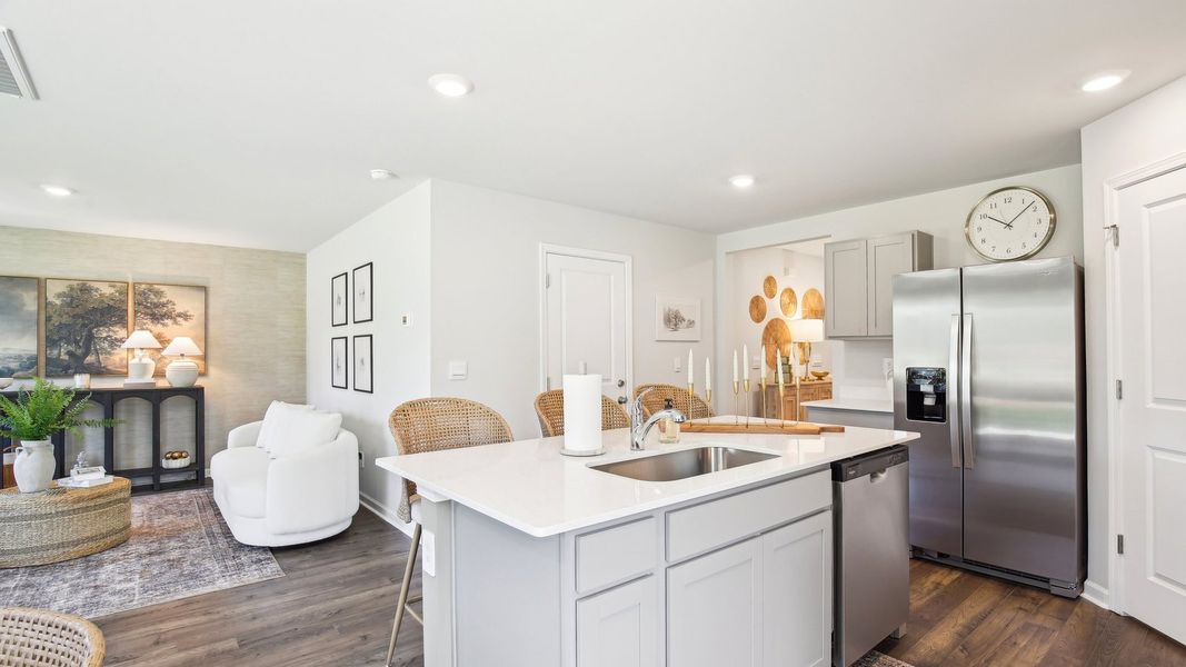 Furnished interior view inside a new home in Parkside Point, Portland (Image 22).
