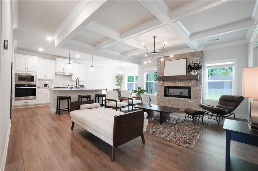 Furnished interior view inside a new home in , Lawrenceville (Image 33).
