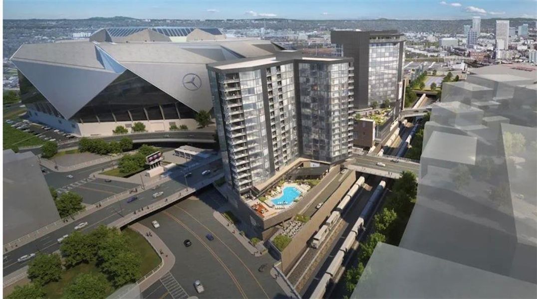 Condo located in Atlanta, GA showcasing its design and architecture (Image 6).