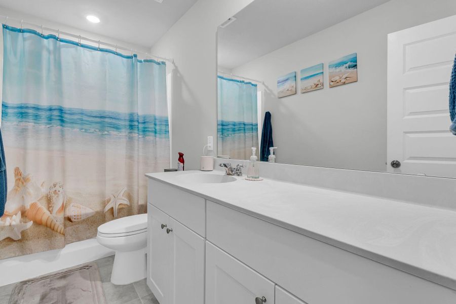 Furnished interior view inside a new home in Sweetgrass at Summers Corner, Summerville (Image 6).