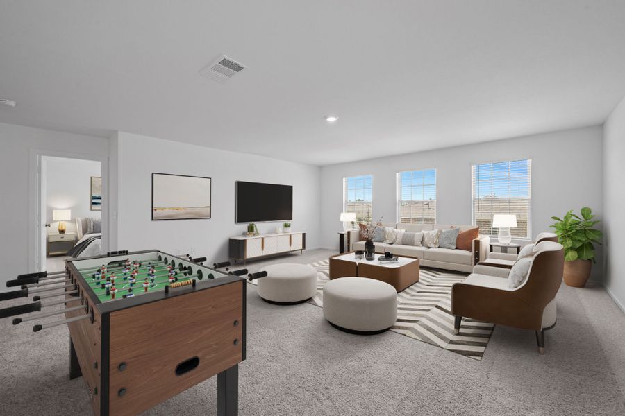 Representative furnished interior of a home built from the Enloe by Centex in Decker Farms, Magnolia (Image 9).