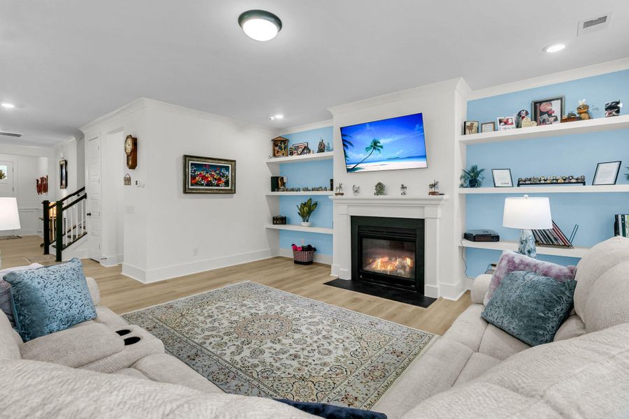 Furnished interior view inside a new home in Homecoming, Ravenel (Image 6).