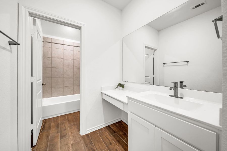 Furnished interior view inside a new home in Mavera, Conroe (Image 4).