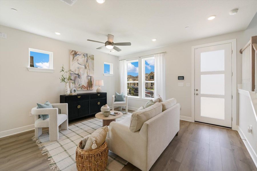 Family Room (Staged)