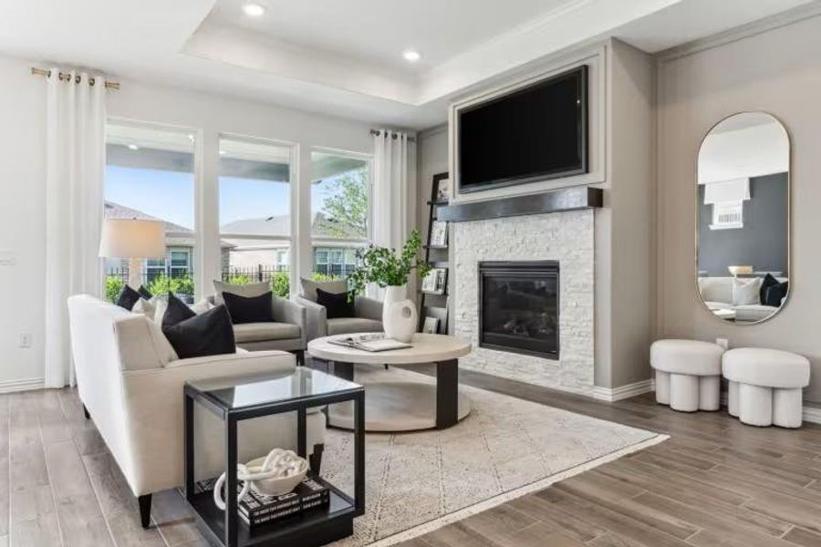 MODEL HOME images may NOT be consistent with the finished product.