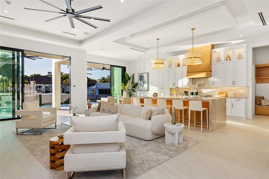 Furnished interior view inside a new home in , Palm Beach Gardens (Image 18).