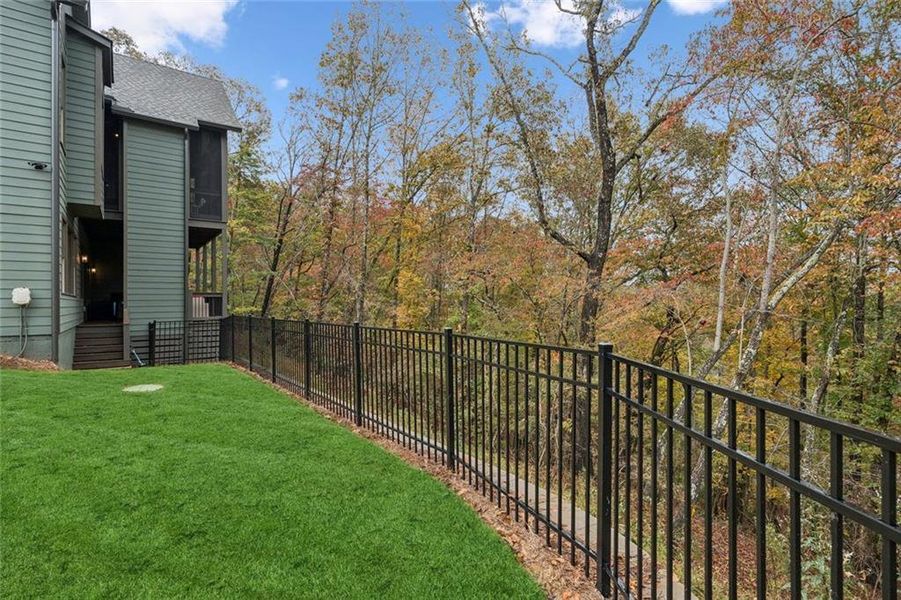Exterior details and patio area of a home in , Dahlonega (Image 23).