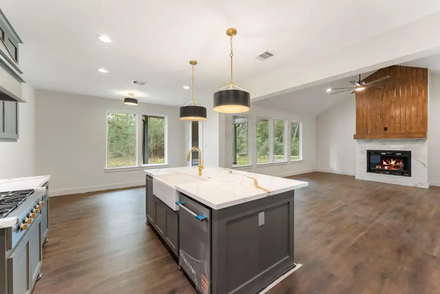 Such a great space to entertain. This kitchen is truly the heart of the home.