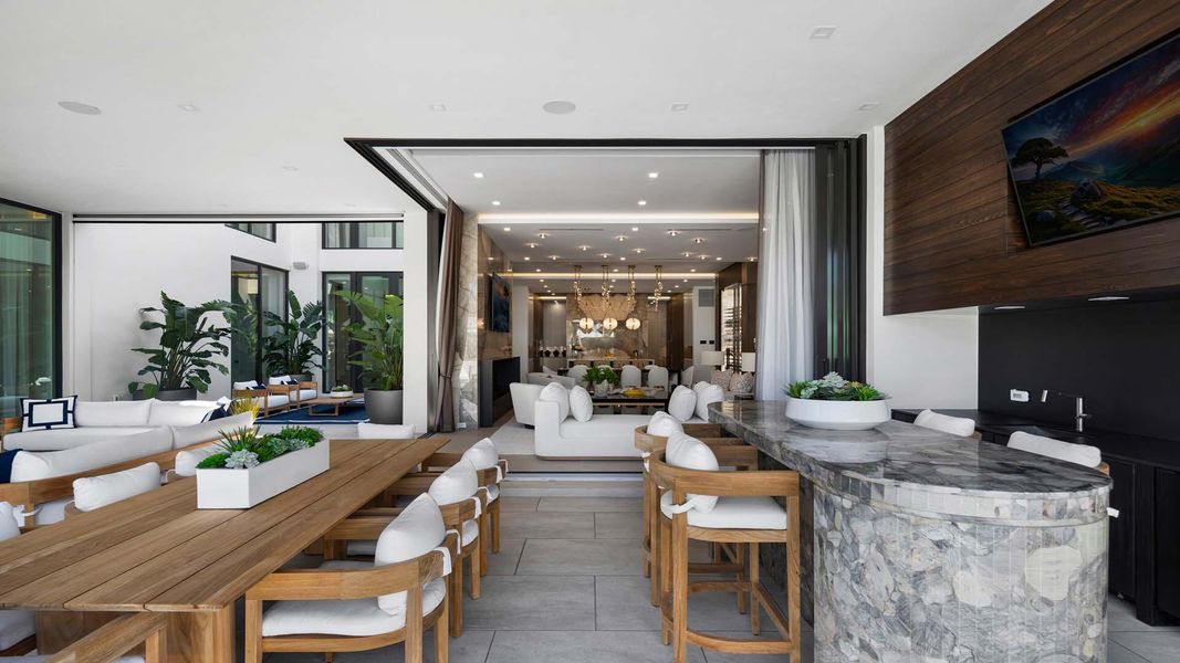 Furnished interior view inside a new home in , Boca Raton (Image 2).