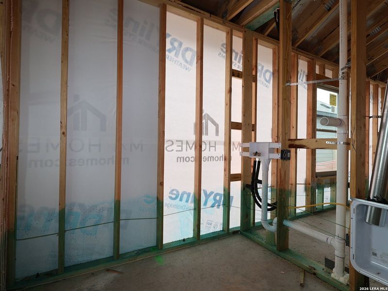 In-progress construction of a new home in Meadows at Clear Springs, New Braunfels, TX (Image 27).