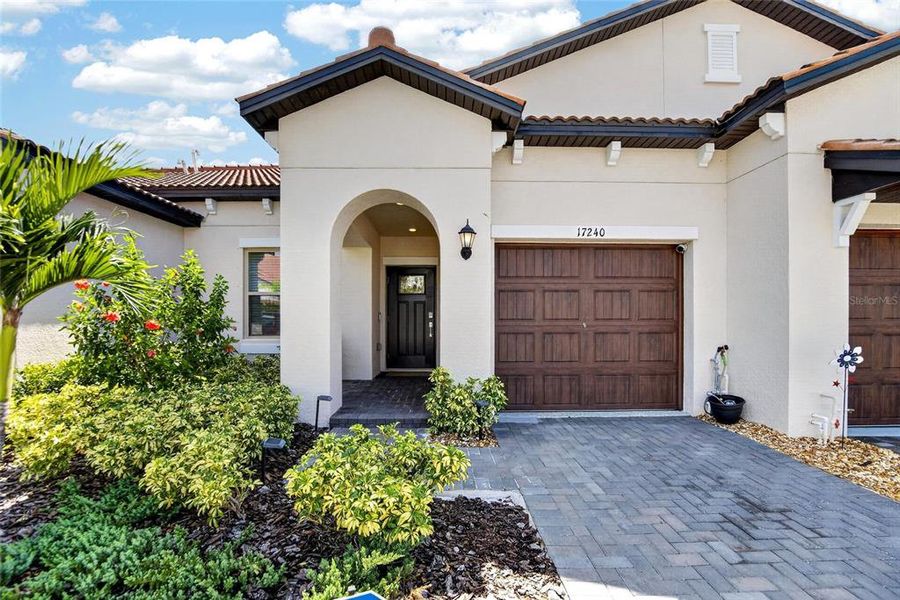 Front exterior of a new home in Southshore Bay Active Adult, Wimauma, FL, highlighting curb appeal (Image 28).