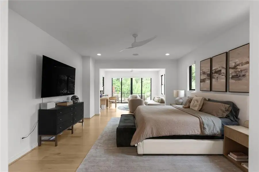 Furnished interior view inside a new home in , Atlanta (Image 42).
