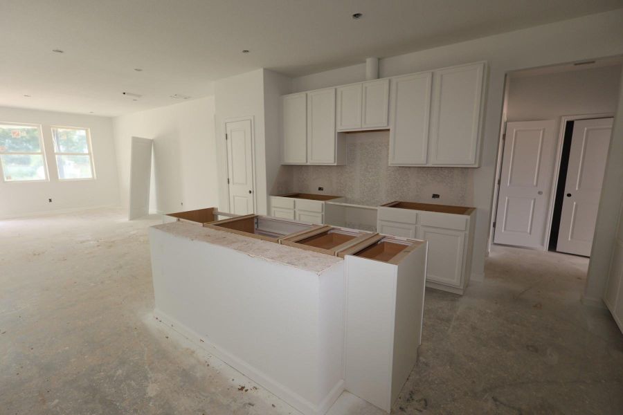 Kitchen and dining area - still under construction!