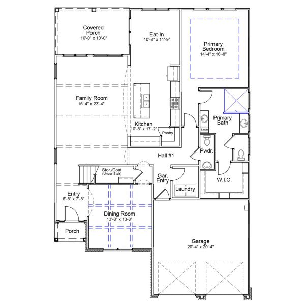2D floor plan layout of this home in Cottages at Lake Emory, Inman, SC (Image 4). 2D floor plan layout of this home in Cottages at Lake Emory, Inman, SC (Image 4).
