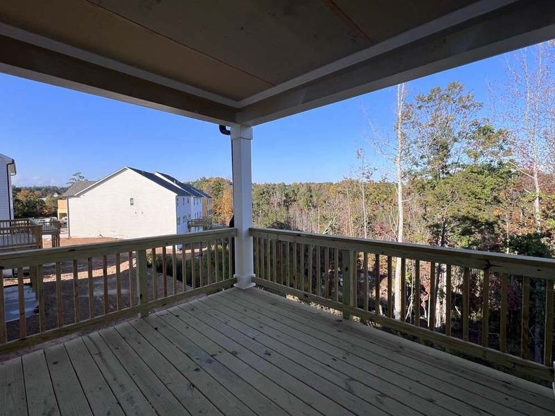 Rear Covered Deck Construction Progress