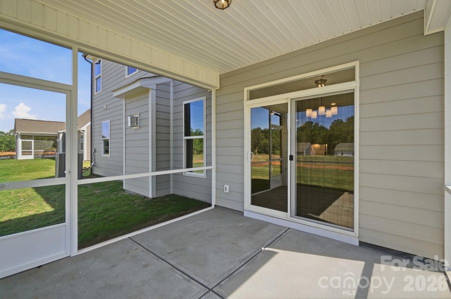 Screened in porch