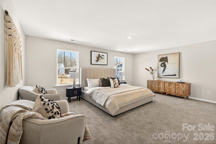 Furnished interior view inside a new home in The Falls at Newton, Newton (Image 13).