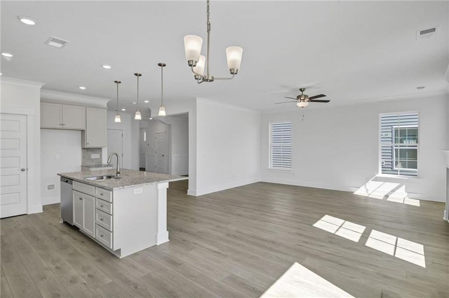 Spacious, unfurnished interior of a new home in Villas at Dawsonville, Dawsonville (Image 33).