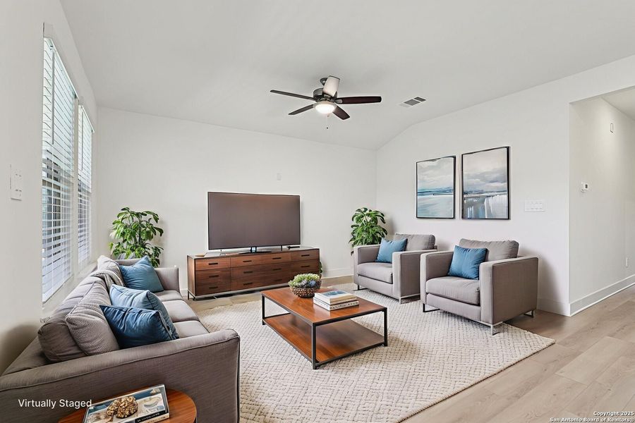 Furnished interior view inside a new home in Comanche Ridge, San Antonio (Image 8).