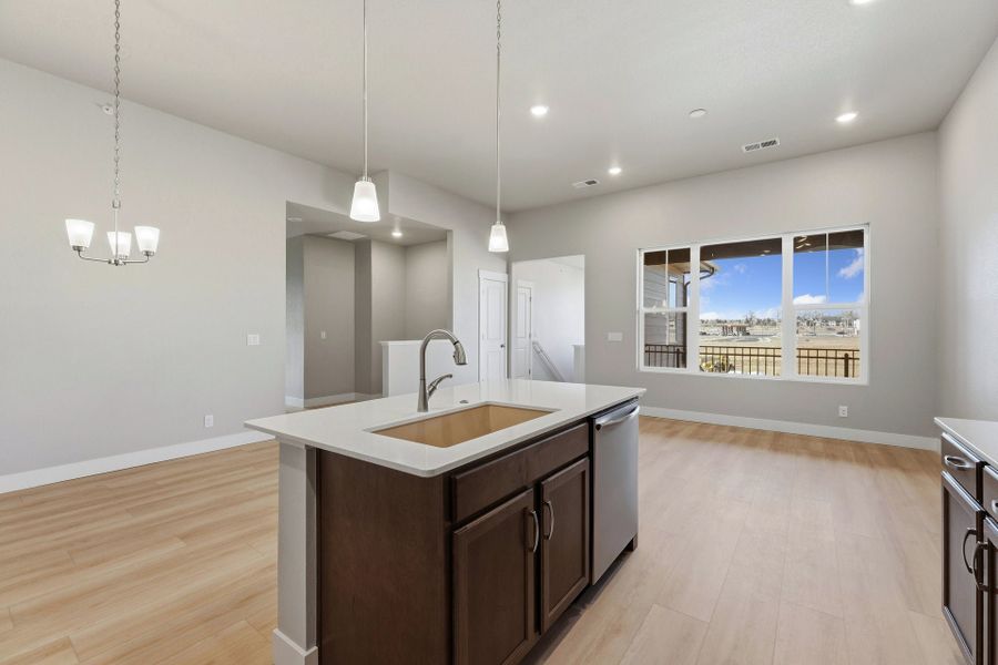 Furnished interior view inside a new home in Wilder at Timnath Ranch, Timnath (Image 8). Furnished interior view inside a new home in Wilder at Timnath Ranch, Timnath (Image 8).