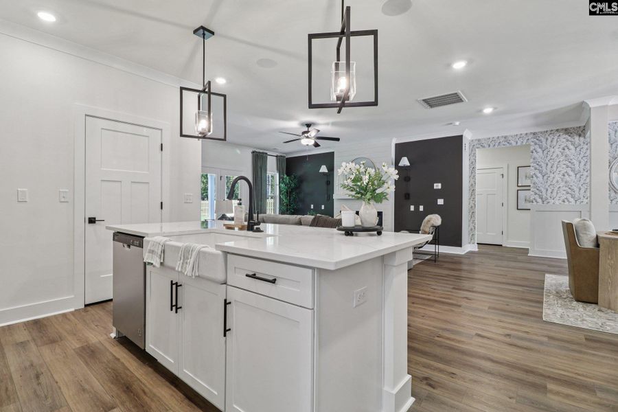 Furnished interior view inside a new home in Raglins Creek, Lugoff (Image 12).