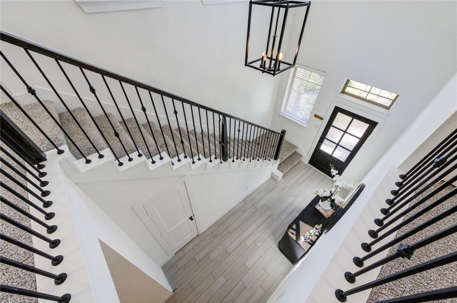 Furnished interior view inside a new home in Harper’s Preserve, Conroe (Image 16).