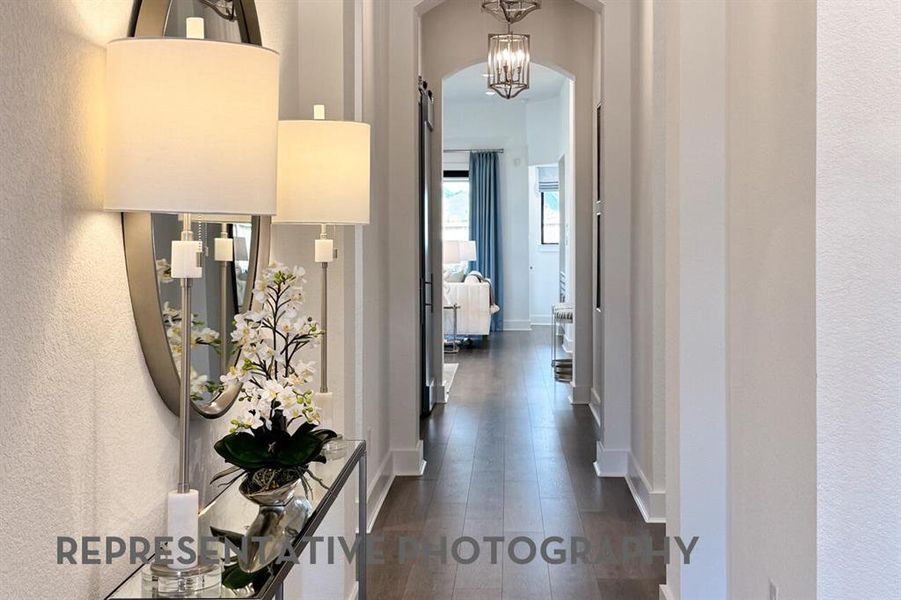 Furnished interior view inside a new home in Sandbrock Ranch, Aubrey (Image 30).