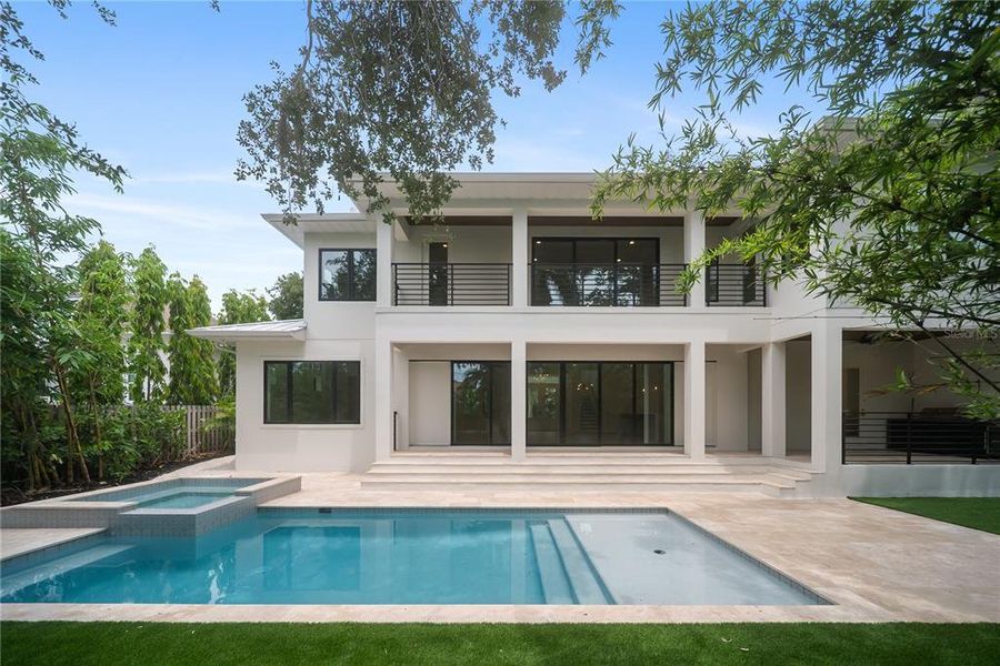 Exterior details and patio area of a home in , Sarasota (Image 41).