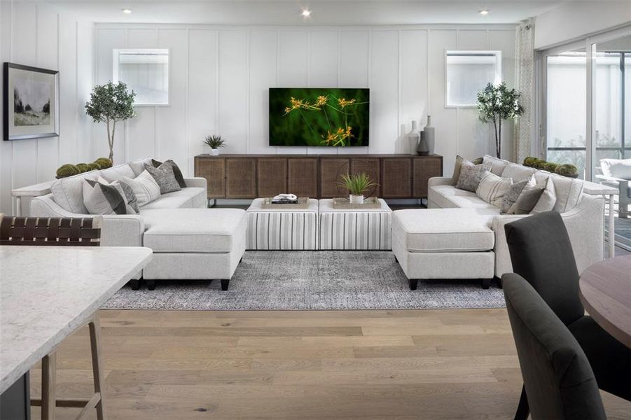 Furnished interior view inside a new home in Wellen Park, Venice (Image 7). Furnished interior view inside a new home in Wellen Park, Venice (Image 7).