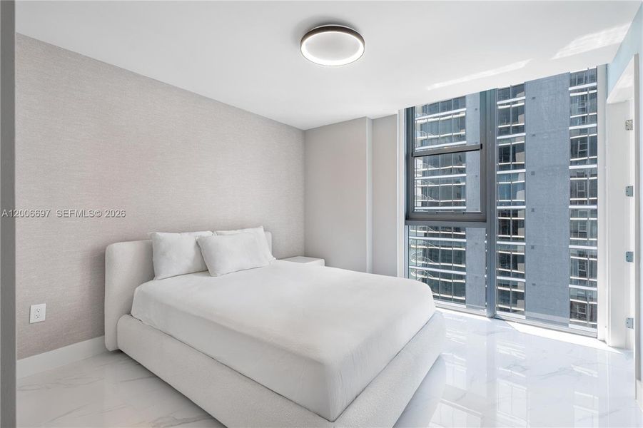 Furnished interior view inside a new home in , Miami (Image 10).