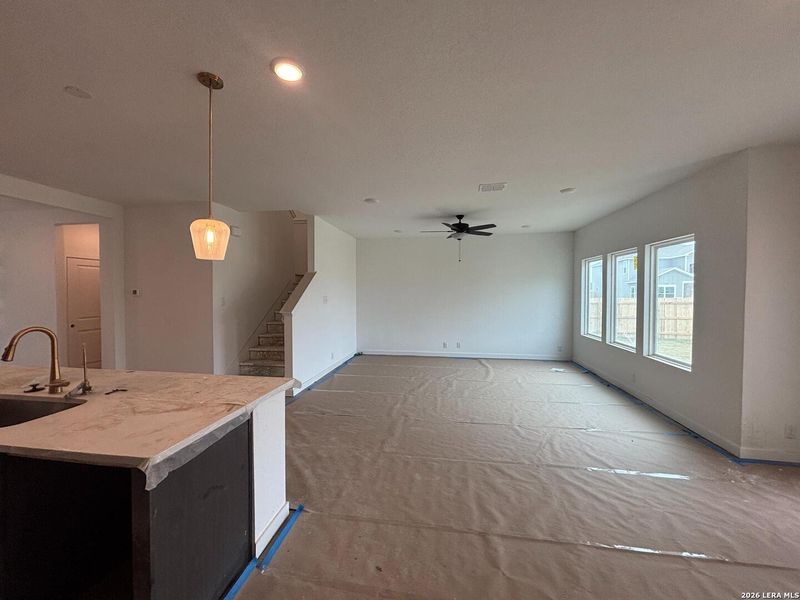 In-progress construction of a new home in The Heights at Saddlebrook Ranch 60's, Schertz, TX (Image 34). In-progress construction of a new home in The Heights at Saddlebrook Ranch 60's, Schertz, TX (Image 34).