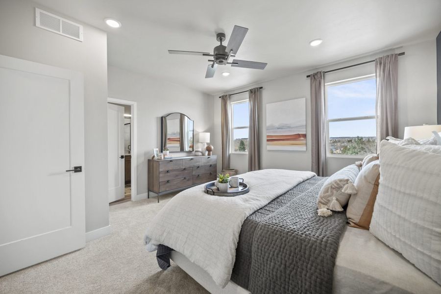 Furnished interior view inside a new home in Pony Park, Colorado Springs (Image 31).