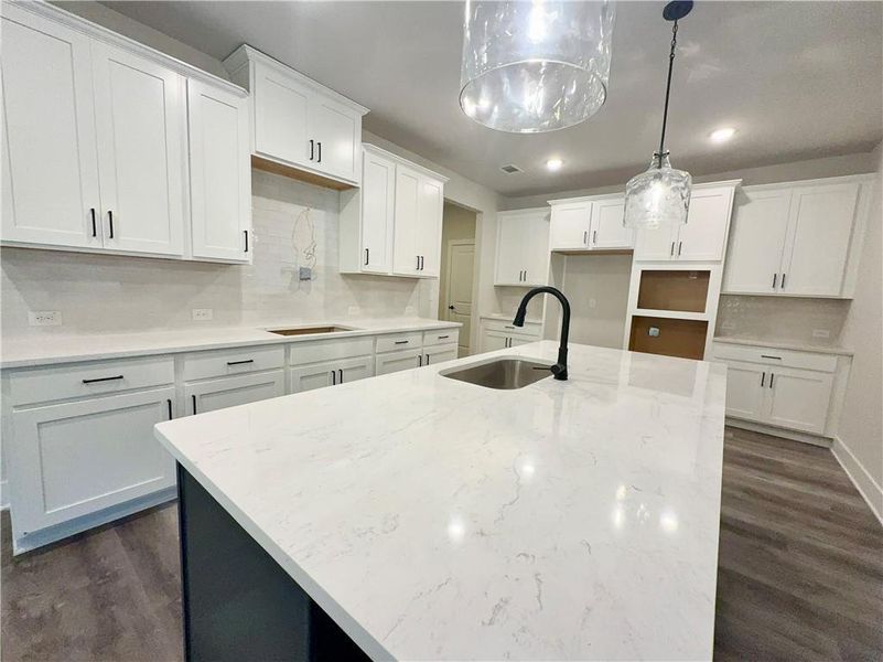 Furnished interior view inside a new home in , Hoschton (Image 7).