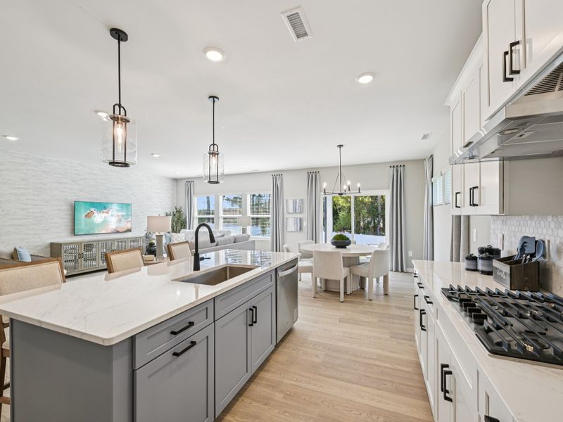 Furnished interior view inside a new home in Watkins Glen, Raleigh (Image 9).