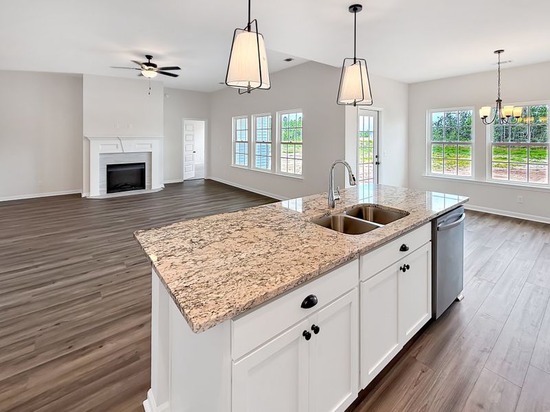 Furnished interior view inside a new home in The Village at Sassafras, Allenhurst (Image 8).