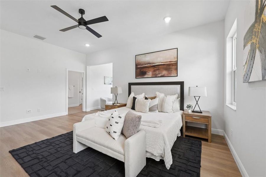 Furnished interior view inside a new home in , Tampa (Image 12).