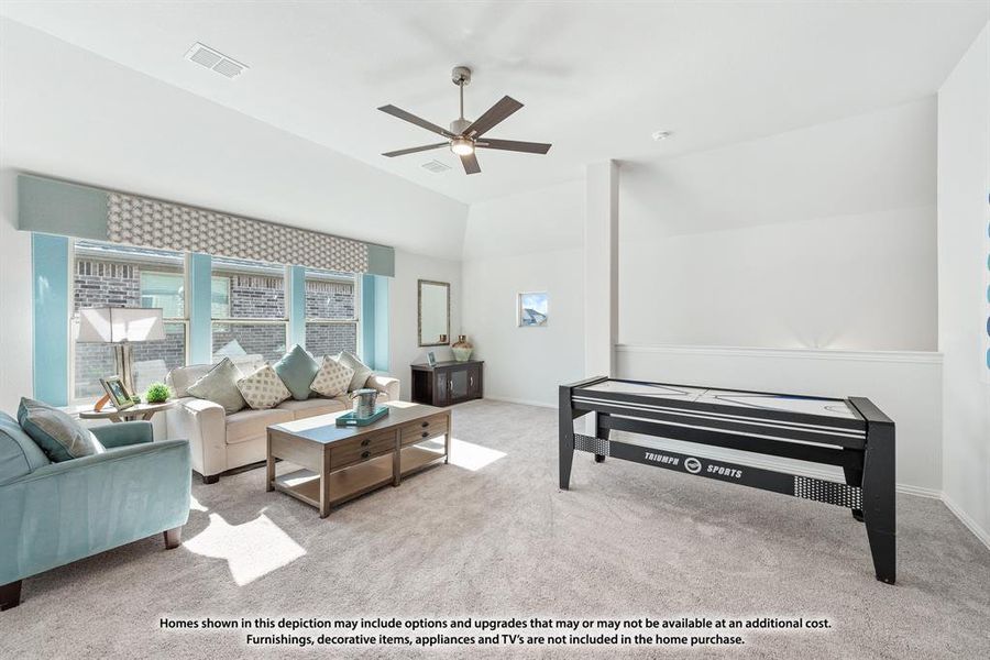 Furnished interior view inside a new home in North Grove, Waxahachie (Image 29).