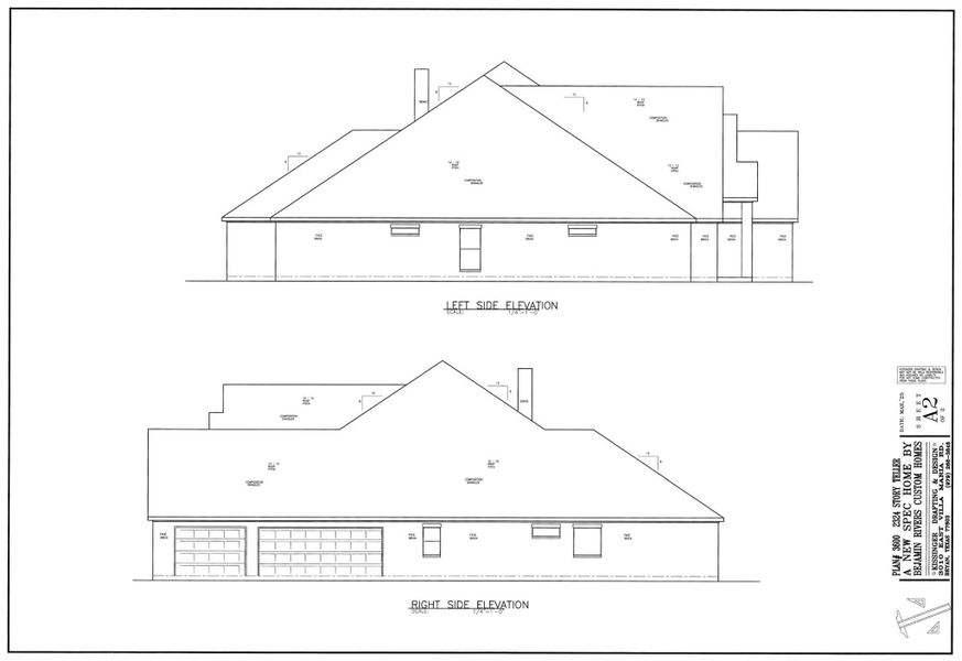 Exterior rendering of this home design in , College Station, TX (Image 3).