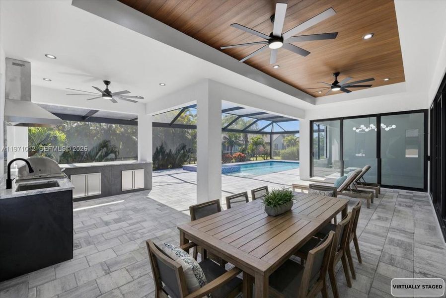 Exterior details and patio area of a home in , Cape Coral (Image 25).