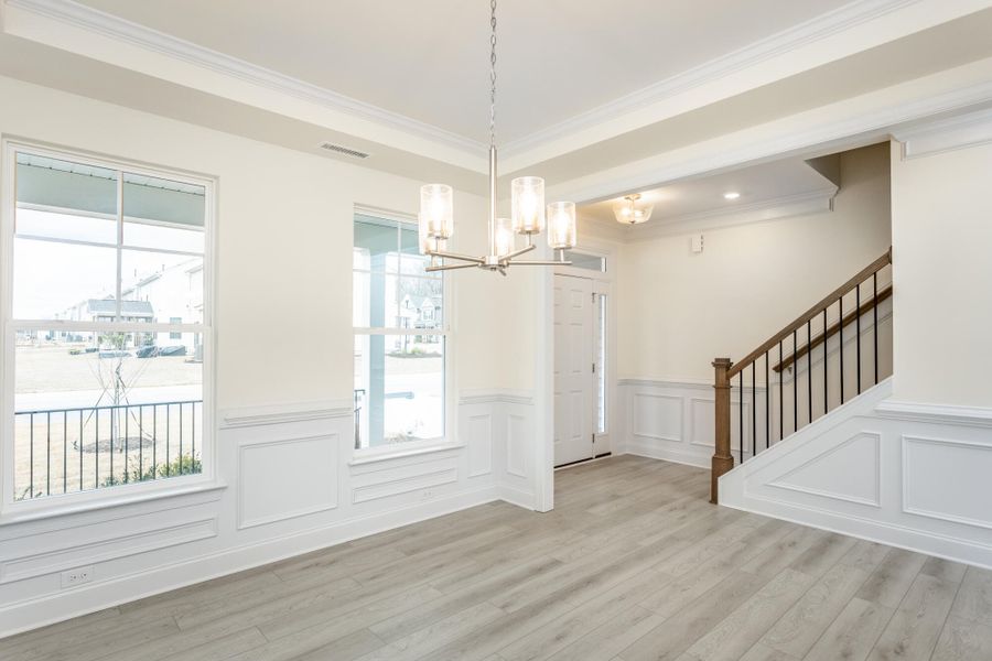 Spacious, unfurnished interior of a new home in Ford Meadows, Garner (Image 18). Spacious, unfurnished interior of a new home in Ford Meadows, Garner (Image 18).