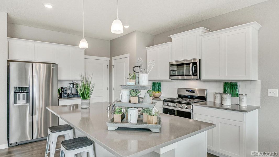 Furnished interior view inside a new home in Westgate, Greeley (Image 8). Furnished interior view inside a new home in Westgate, Greeley (Image 8).