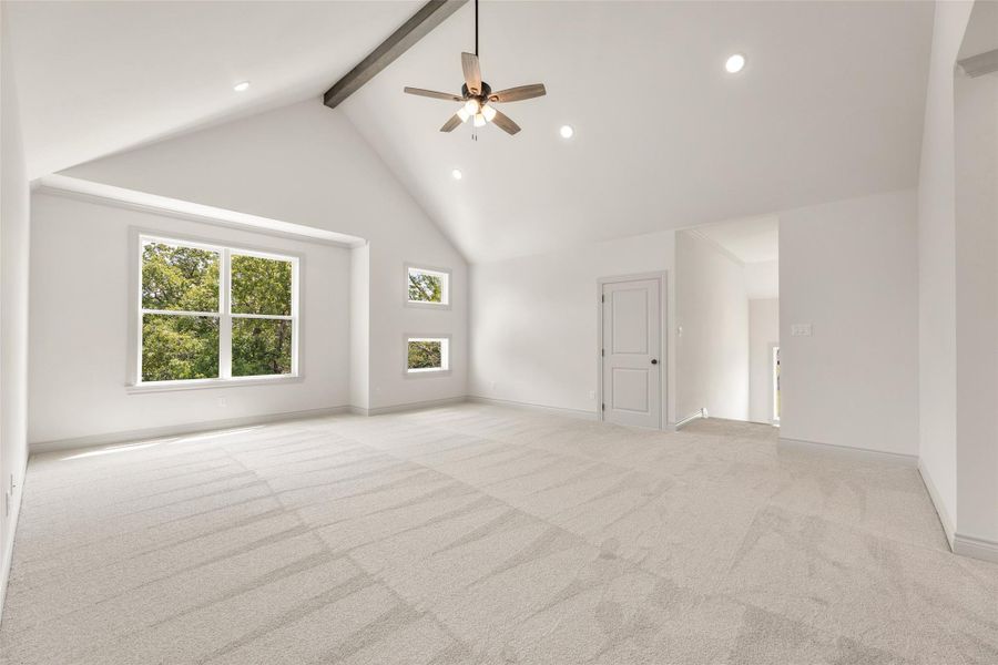 Spacious, unfurnished interior of a new home in , College Station (Image 38). Spacious, unfurnished interior of a new home in , College Station (Image 38).