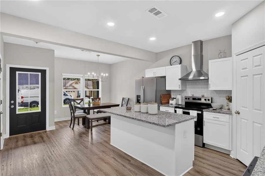 Furnished interior view inside a new home in , Lithonia (Image 5).